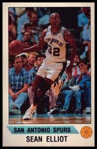 1990-91 Panini Stickers 44 Sean Elliott